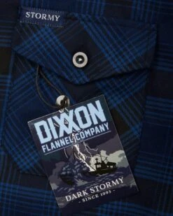 The Dark Stormy Flannel - Black/Navy -Cheap Bisley || CATerpillar || UNIT Store dixxon DX FLM 00546 4