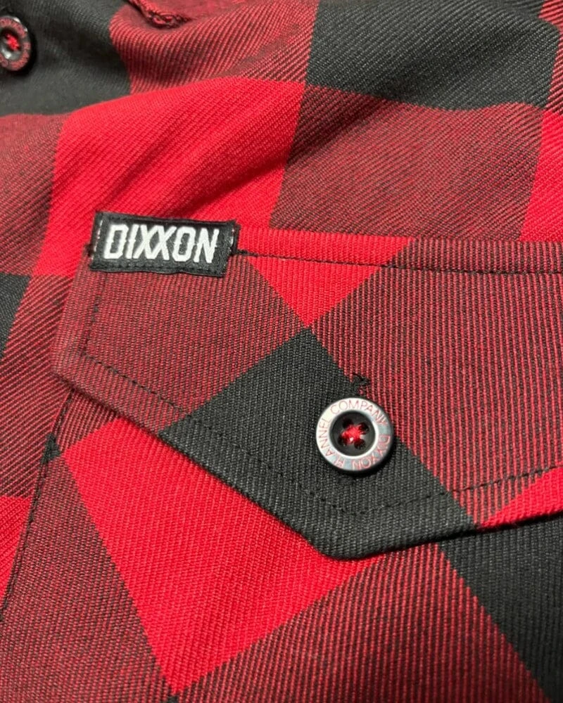 Redrum Flannel - Red/Black 7 Redrum Flannel - Red/Black - Image 5