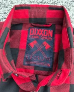 Redrum Flannel - Red/Black 10 Redrum Flannel - Red/Black -Cheap Bisley || CATerpillar || UNIT Store dixxon DXMREDRUM 4