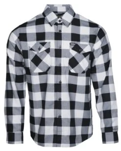 El Gringo Flannel - Black/White