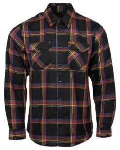 Guns N Roses Flannel - Black/Gold/Red/Purple