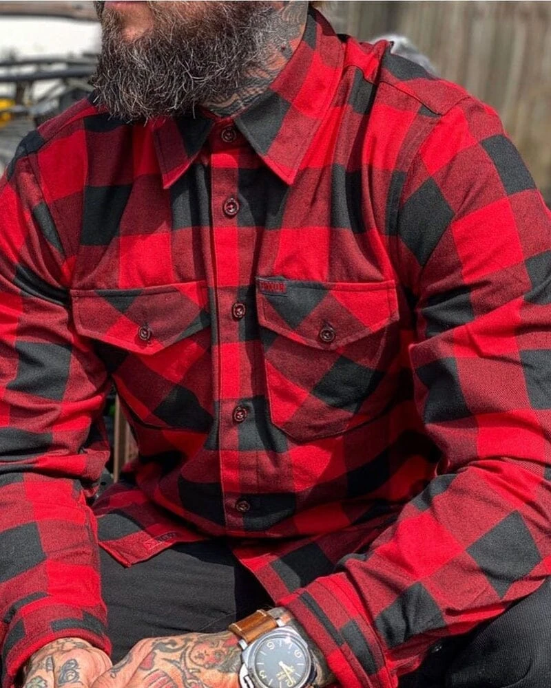 Redrum Flannel - Red/Black 3 Redrum Flannel - Red/Black