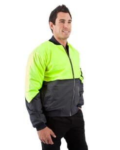 Two Tone Flying Jacket - Yellow/Navy -Cheap Bisley || CATerpillar || UNIT Store dnc 3861 yn m 4 4 1 1