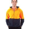 Full Zip Polar Fleece Hoodie - Orange/Navy 2 Full Zip Polar Fleece Hoodie - Orange/Navy -Cheap Bisley || CATerpillar || UNIT Store dnc 3927 on m 1 4 1 1