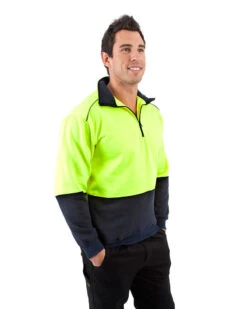 Half Zip Sweat Shirt LS - Yellow/Navy 9 Half Zip Sweat Shirt LS - Yellow/Navy -Cheap Bisley || CATerpillar || UNIT Store dnc 3928 yn m 4 3 1 1