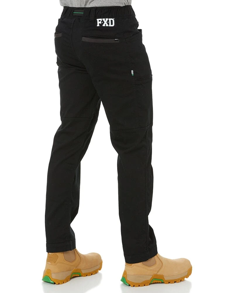 WP-6 Elastic Waist Work Pant - Black 7 WP-6 Elastic Waist Work Pant - Black - Image 5