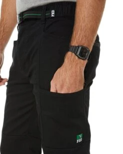 WP-6 Elastic Waist Work Pant - Black 17 WP-6 Elastic Waist Work Pant - Black -Cheap Bisley || CATerpillar || UNIT Store fxd wp 6 black 7