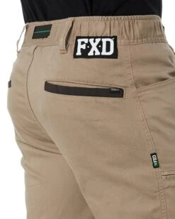 WP-6 Elastic Waist Work Pant - Khaki -Cheap Bisley || CATerpillar || UNIT Store fxd wp 6 khaki 6