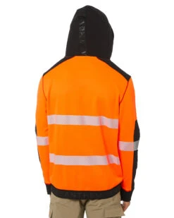 Hi Vis Taped Tech Hoodie - Orange 10 Hi Vis Taped Tech Hoodie - Orange -Cheap Bisley || CATerpillar || UNIT Store h1031 ora01 4