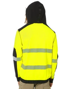 Hi Vis Taped Tech Hoodie - Yellow -Cheap Bisley || CATerpillar || UNIT Store h1031 yel01 4