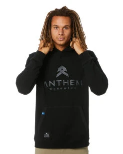 Full Logo Hoodie - Black