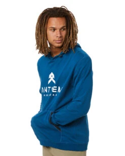Full Logo Hoodie - Anthem Blue -Cheap Bisley || CATerpillar || UNIT Store h1040 blu01 01 2