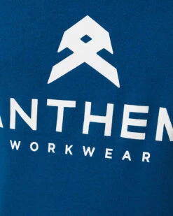 Full Logo Hoodie - Anthem Blue -Cheap Bisley || CATerpillar || UNIT Store h1040 blu01 01 4