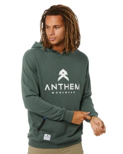 Full Logo Hoodie - Smokey Green