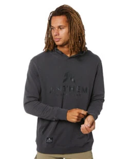 Full Logo Hoodie - Washed Black