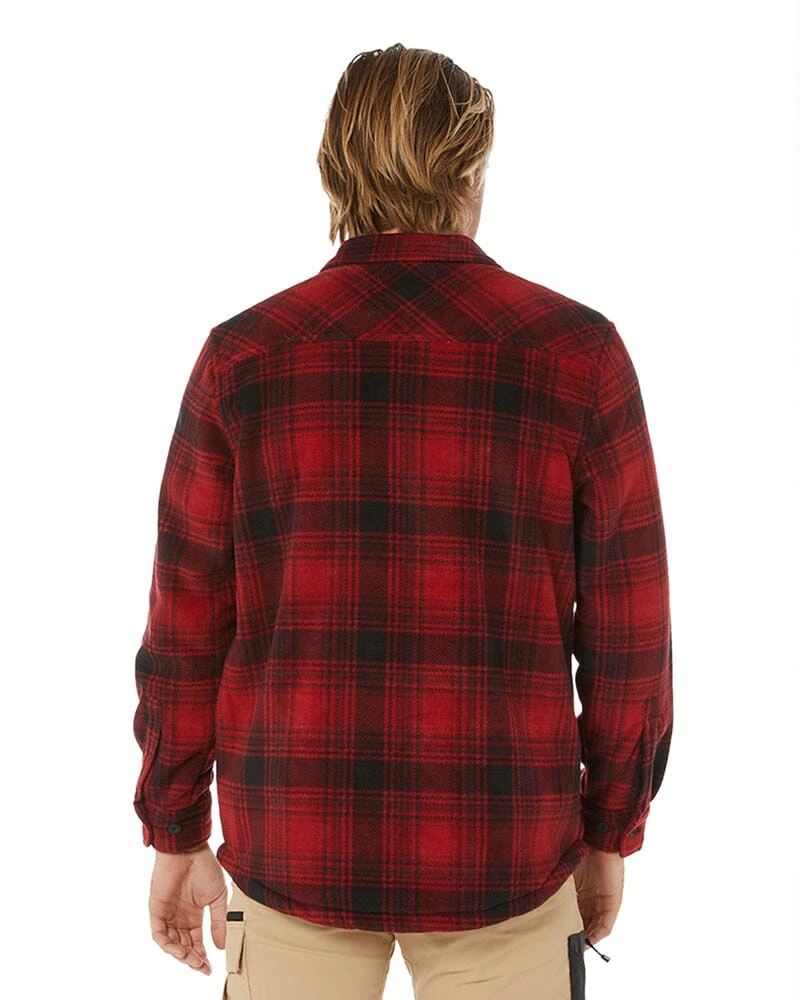 Legends Sherpa Jacket With Beanie - Camper Red 6 Legends Sherpa Jacket With Beanie - Camper Red - Image 4