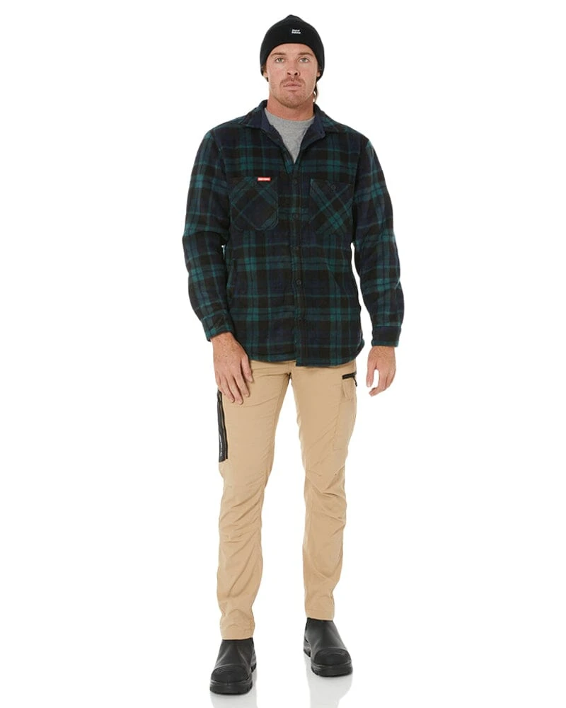 Legends Sherpa Jacket With Beanie - Olive 4 Legends Sherpa Jacket With Beanie - Olive - Image 2