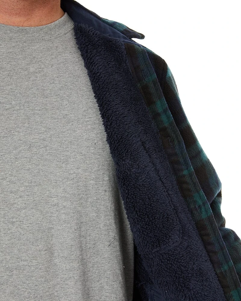 Legends Sherpa Jacket With Beanie - Olive 9 Legends Sherpa Jacket With Beanie - Olive - Image 7