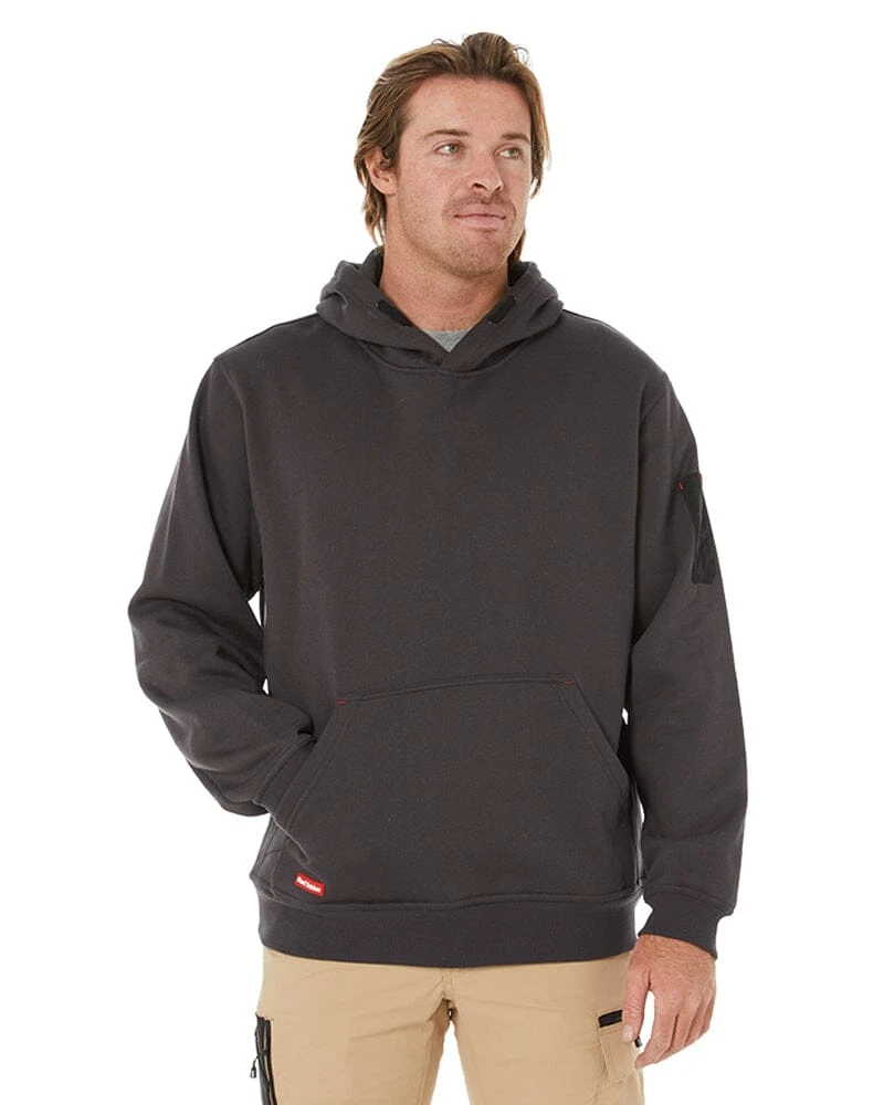 Brushed Fleece Hoodie - Charcoal 3 Brushed Fleece Hoodie - Charcoal