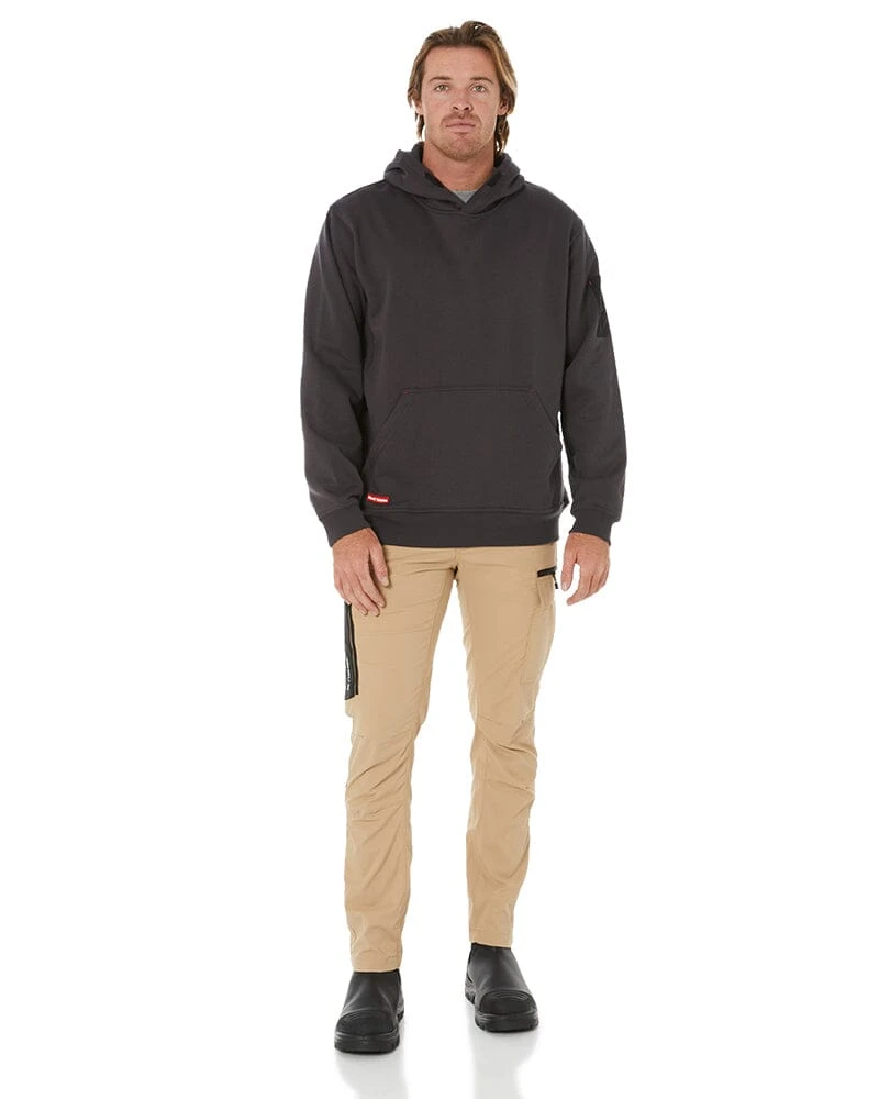 Brushed Fleece Hoodie - Charcoal 4 Brushed Fleece Hoodie - Charcoal - Image 2