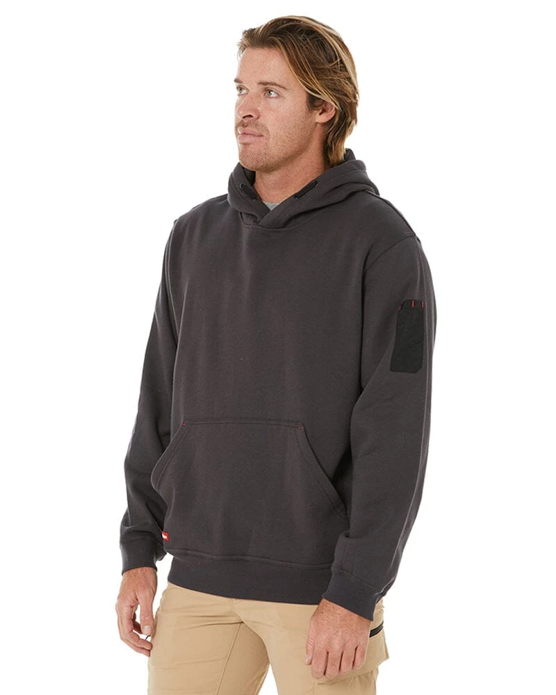 Brushed Fleece Hoodie - Charcoal 5 Brushed Fleece Hoodie - Charcoal - Image 3