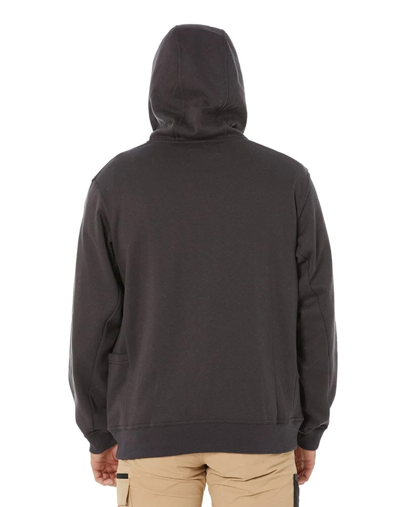 Brushed Fleece Hoodie - Charcoal 6 Brushed Fleece Hoodie - Charcoal - Image 4
