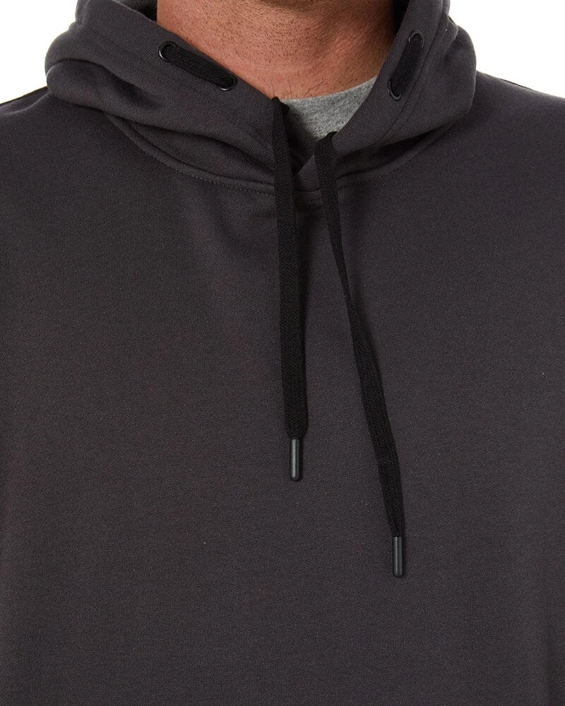Brushed Fleece Hoodie - Charcoal 8 Brushed Fleece Hoodie - Charcoal - Image 6