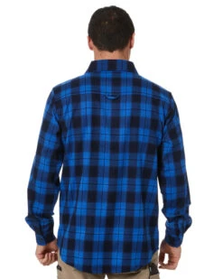 Flannel Shirt - Blue -Cheap Bisley || CATerpillar || UNIT Store jetpilot jpw50 blue 4