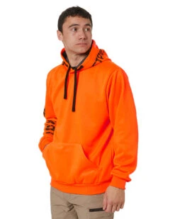 Sparked Pullover Hoodie - Black/Orange -Cheap Bisley || CATerpillar || UNIT Store jetpilot jpw70 black orange 3