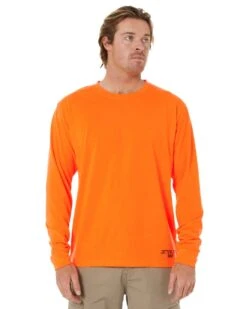 Hi Vis Low Hit L/S Tee - Orange