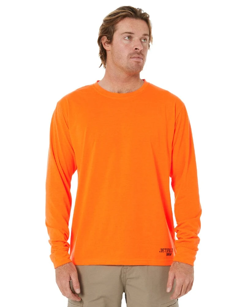 Hi Vis Low Hit L/S Tee - Orange 3 Hi Vis Low Hit L/S Tee - Orange