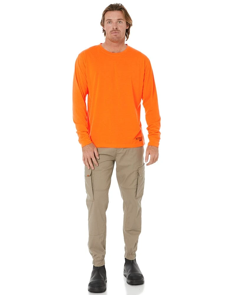 Hi Vis Low Hit L/S Tee - Orange 4 Hi Vis Low Hit L/S Tee - Orange - Image 2