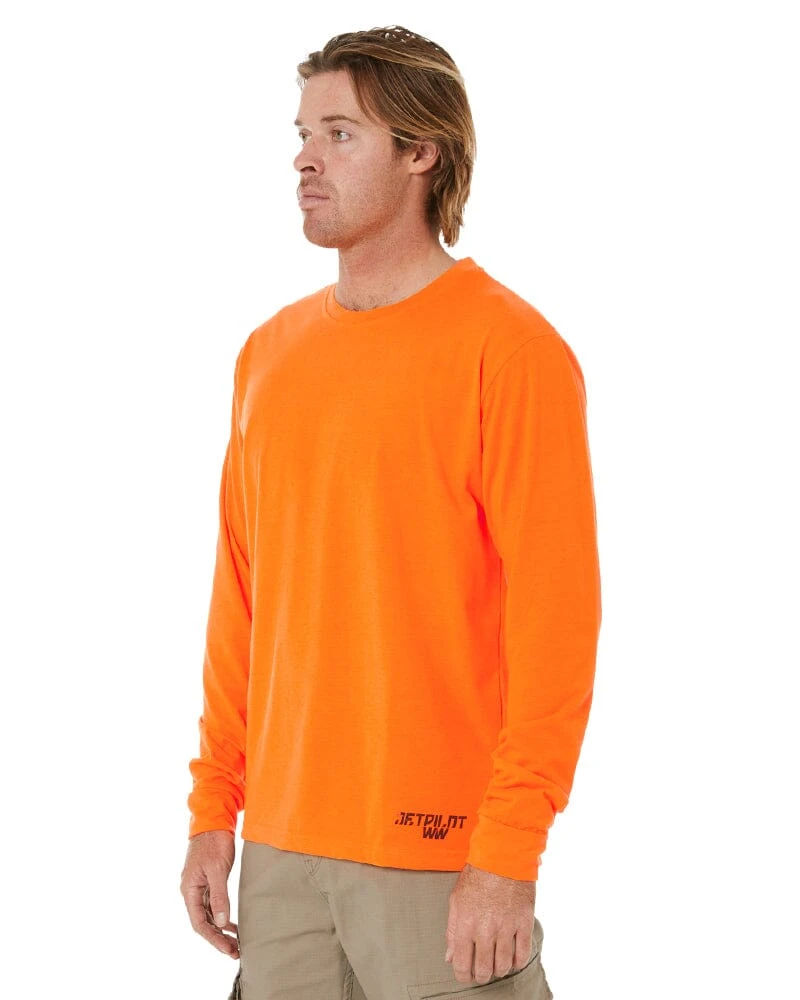 Hi Vis Low Hit L/S Tee - Orange 5 Hi Vis Low Hit L/S Tee - Orange - Image 3
