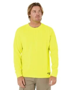 Hi Vis Low Hit L/S Tee - Yellow