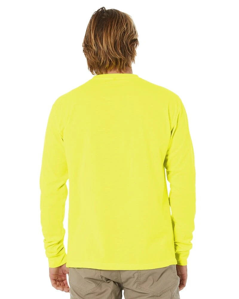 Hi Vis Low Hit L/S Tee - Yellow 6 Hi Vis Low Hit L/S Tee - Yellow - Image 4
