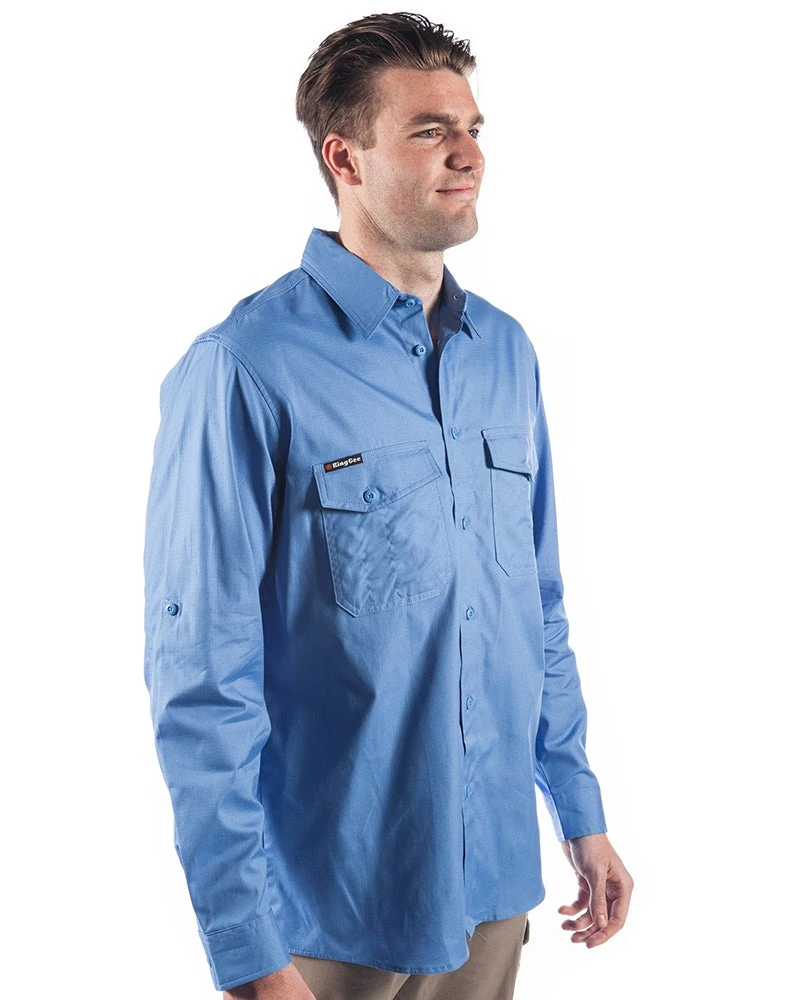 Workcool 2 Long Sleeve Shirt - Sky 6 Workcool 2 Long Sleeve Shirt - Sky - Image 4