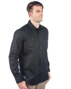 Magnum Sitemaster LS Shirt - Black 9 Magnum Sitemaster LS Shirt - Black -Cheap Bisley || CATerpillar || UNIT Store magnum ls shirt masr110 black right