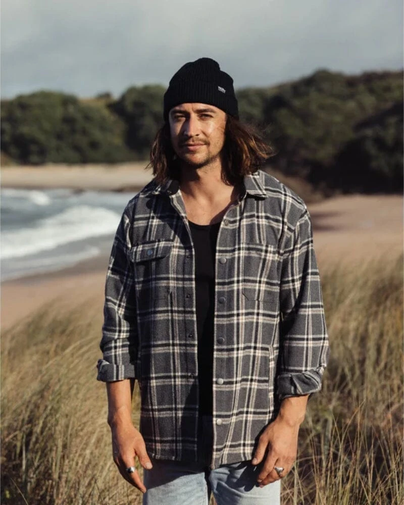Gray Flannel Shirt - Grey/Black 3 Gray Flannel Shirt - Grey/Black