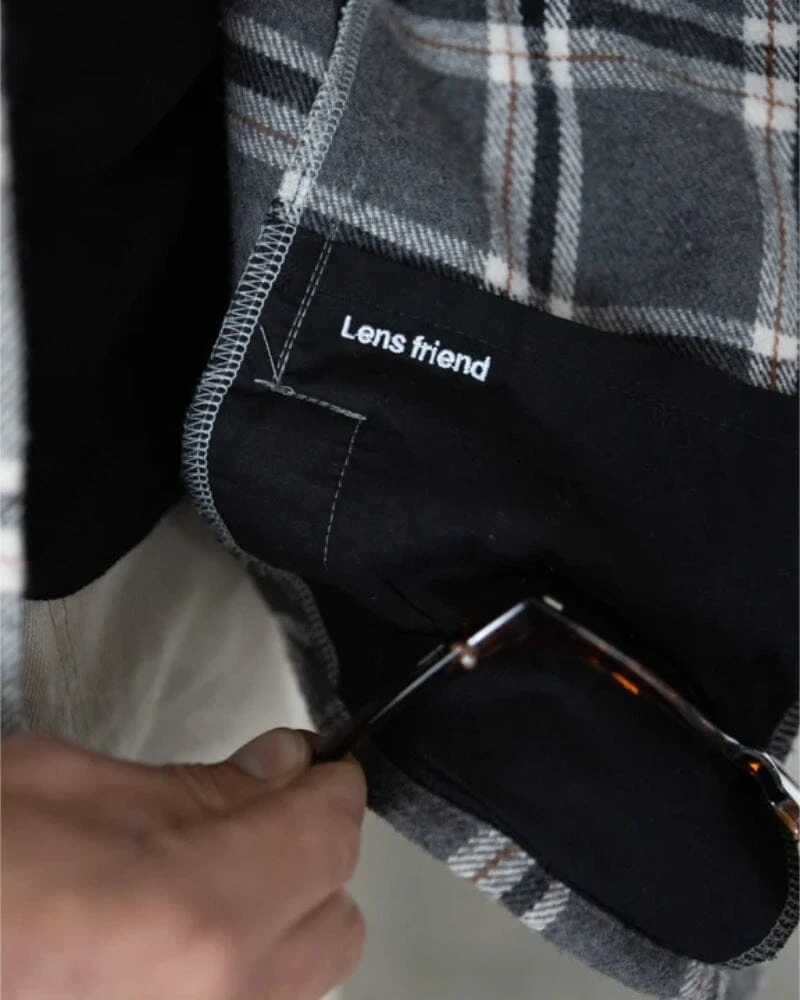 Gray Flannel Shirt - Grey/Black 8 Gray Flannel Shirt - Grey/Black - Image 6