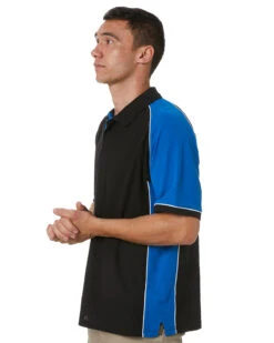 Nitro Polo - Black/Royal/White -Cheap Bisley || CATerpillar || UNIT Store p10112 black royal white 03
