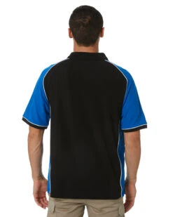 Nitro Polo - Black/Royal/White -Cheap Bisley || CATerpillar || UNIT Store p10112 black royal white 04