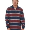 Rugby Jersey - Maroon/Navy/White -Cheap Bisley || CATerpillar || UNIT Store pilbara rmpc081 mnw 1