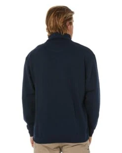 Classic Zipper Fleece Pullover - French Navy 11 Classic Zipper Fleece Pullover - French Navy -Cheap Bisley || CATerpillar || UNIT Store ritemate rmpc045 fn 4