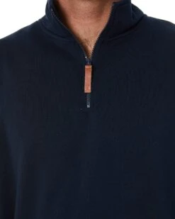 Classic Zipper Fleece Pullover - French Navy 12 Classic Zipper Fleece Pullover - French Navy -Cheap Bisley || CATerpillar || UNIT Store ritemate rmpc045 fn 5
