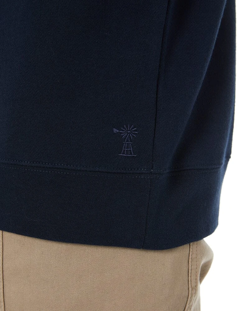 Classic Zipper Fleece Pullover - French Navy 8 Classic Zipper Fleece Pullover - French Navy - Image 6