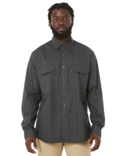 RMX Flexible Fit Utility LS Shirt - Charcoal