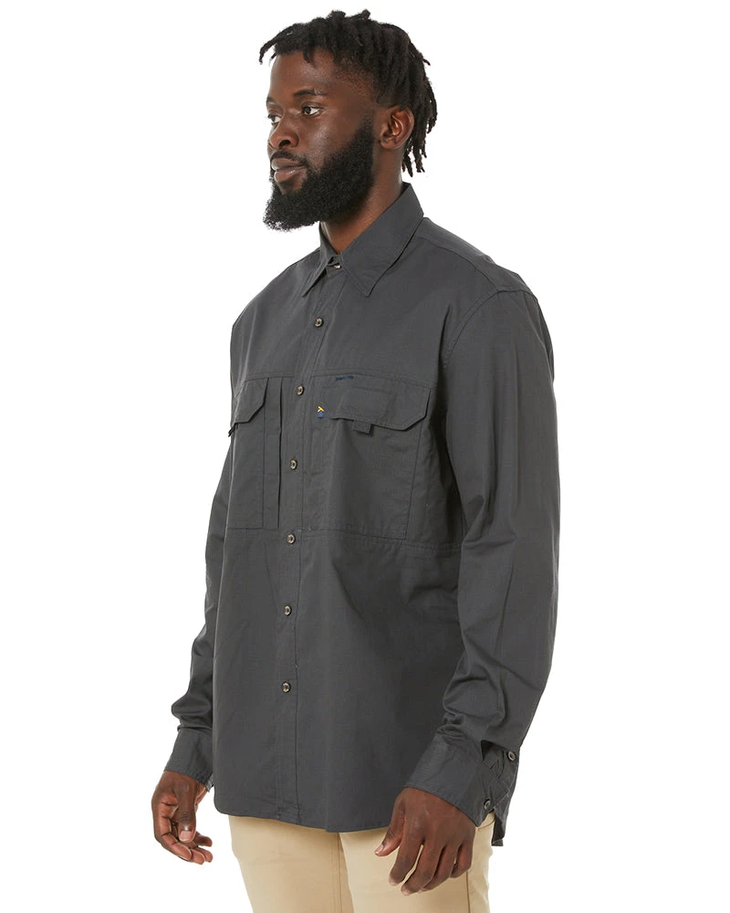 RMX Flexible Fit Utility LS Shirt - Charcoal 5 RMX Flexible Fit Utility LS Shirt - Charcoal - Image 3