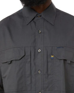 RMX Flexible Fit Utility LS Shirt - Charcoal 11 RMX Flexible Fit Utility LS Shirt - Charcoal -Cheap Bisley || CATerpillar || UNIT Store ritemate rmx002 charcoal 5
