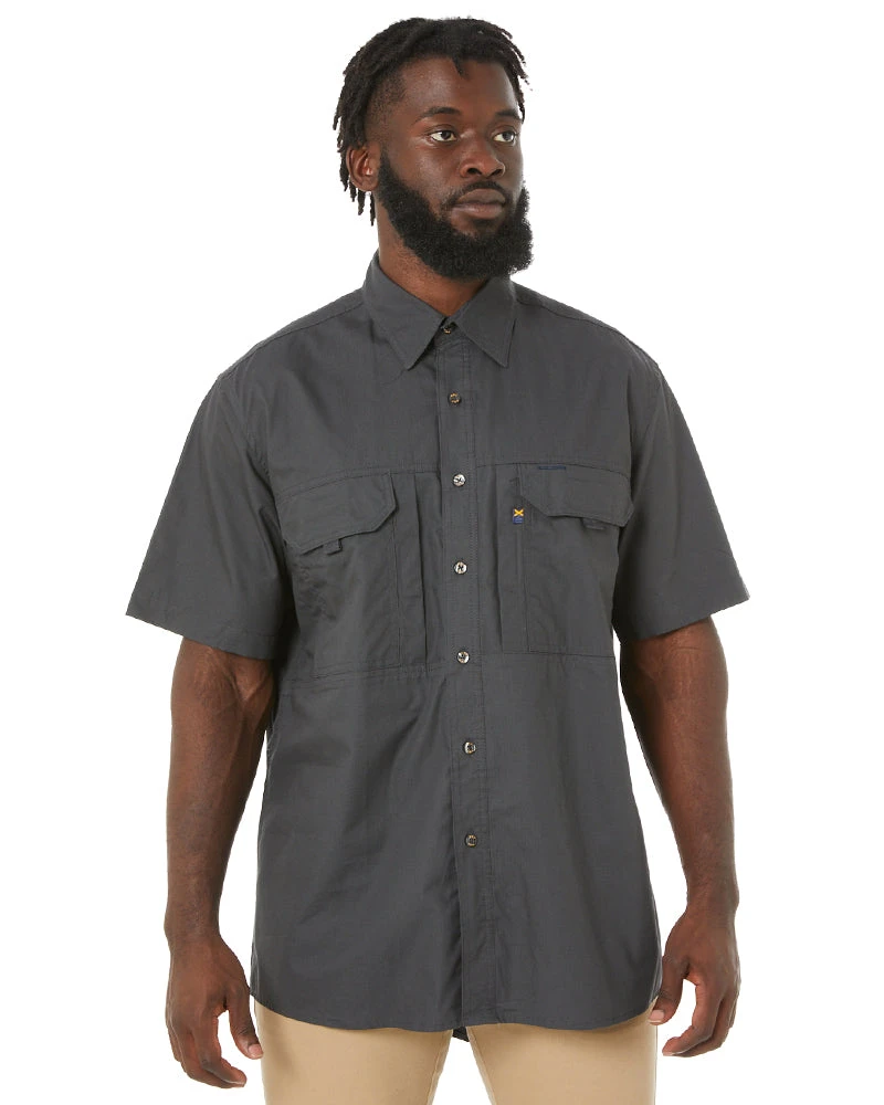 RMX Flexible Fit Utility SS Shirt - Charcoal 3 RMX Flexible Fit Utility SS Shirt - Charcoal
