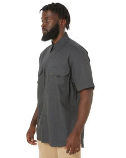 RMX Flexible Fit Utility SS Shirt - Charcoal 9 RMX Flexible Fit Utility SS Shirt - Charcoal -Cheap Bisley || CATerpillar || UNIT Store ritemate rmx002s charcoal 3